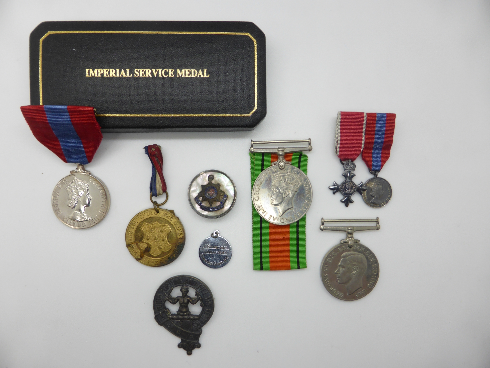 Elizabeth II Imperial Service Medal named to Mrs Jean Margaret Rose together with a WWII War Medal - Image 3 of 47