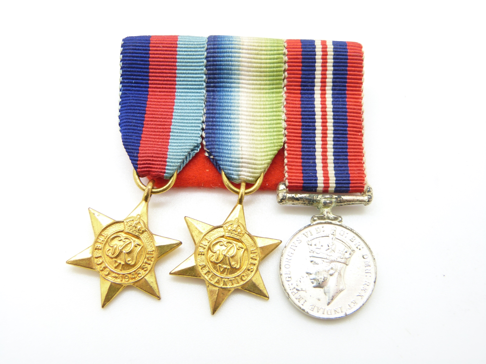 British Army WWI and WWII medal trios awarded to Lieutenant V E Inglefield East Yorkshire - Image 8 of 9