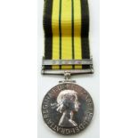 Elizabeth II British Army Africa General Service Medal with Kenya clasp named to 22638764 Pvt P