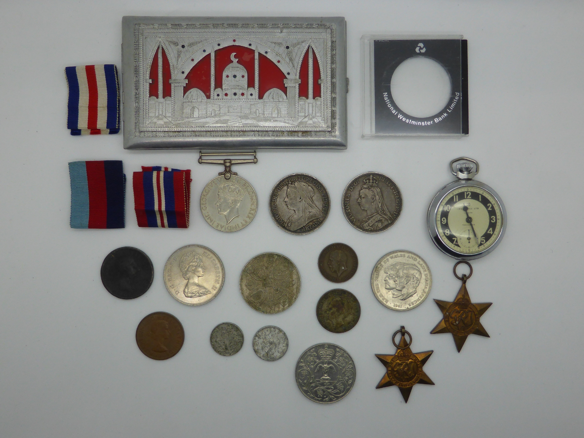 British Army WWII medals group awarded to Ivor Gardner, Paganhill, Stroud, comprising 1939/1945