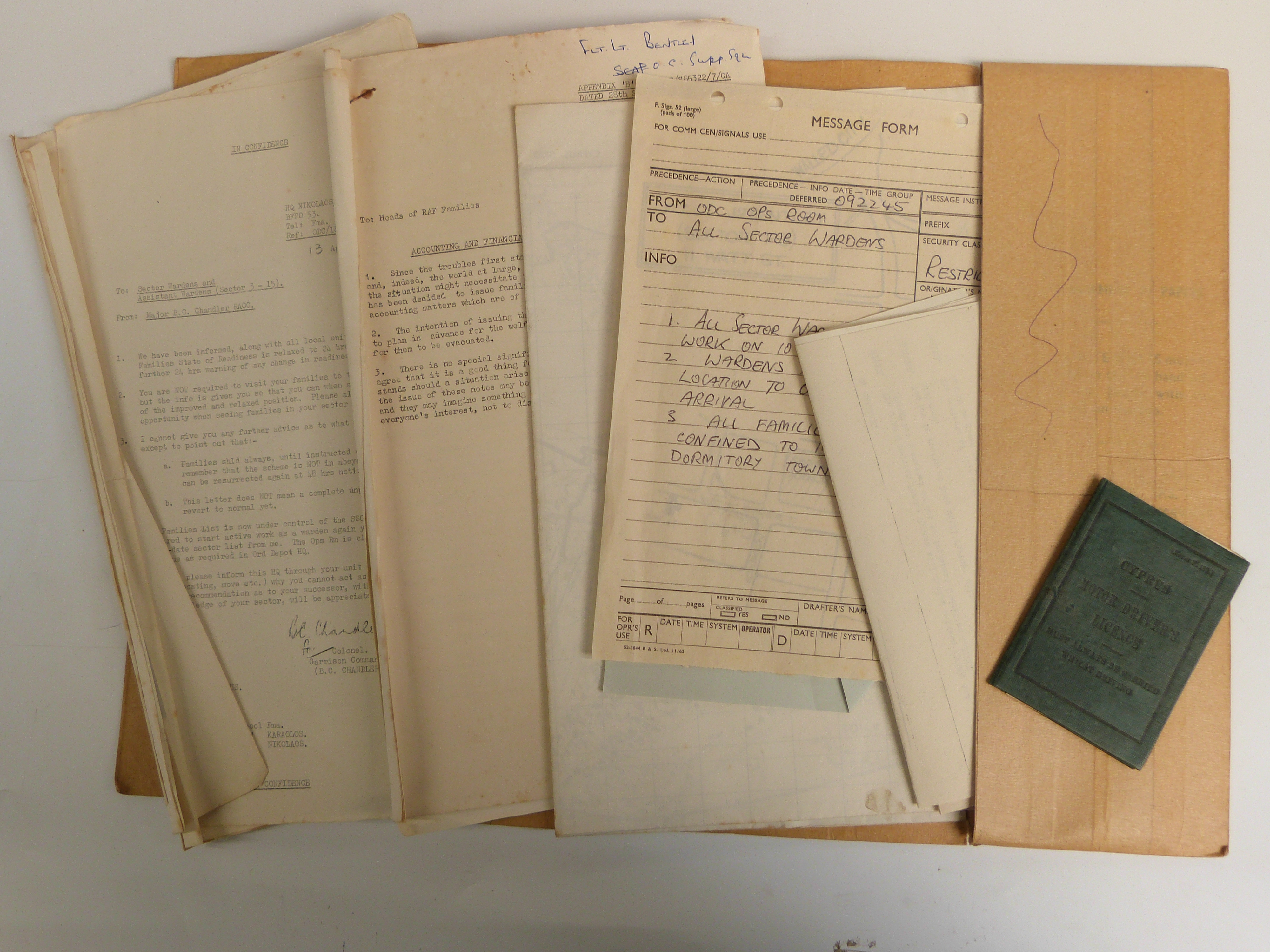 RAF WWII medal group with documentation, flight log book and ephemera, the medal group comprising - Image 19 of 25