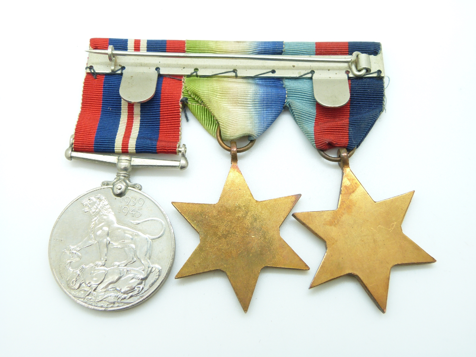 British Army WWI and WWII medal trios awarded to Lieutenant V E Inglefield East Yorkshire - Image 5 of 9