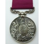 Victorian British Army Long Service and Good Conduct Medal, pre 1901 second type, named to 1316