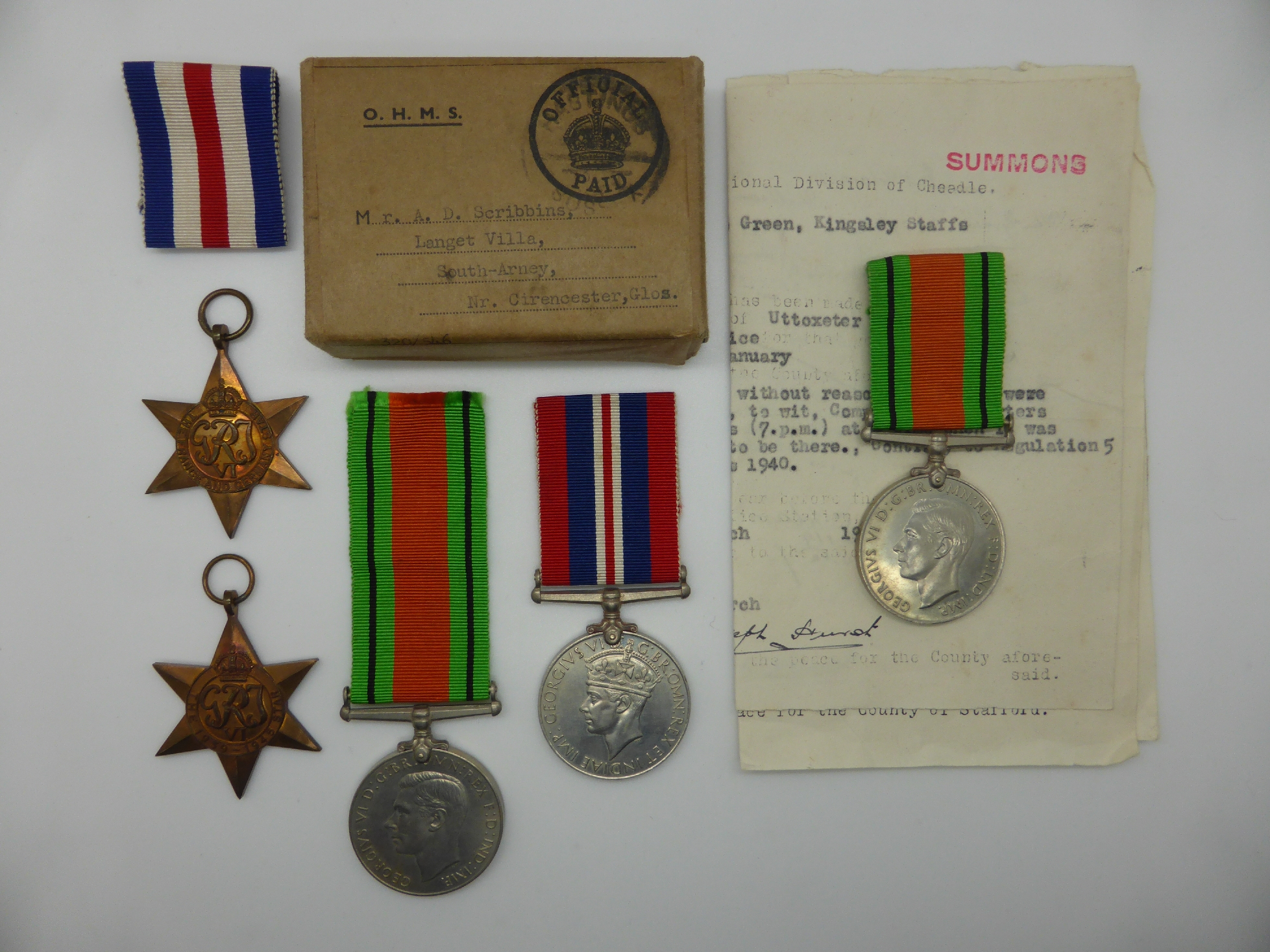 British Army WWII medals comprising 1939/45 Star, France and Germany Star, War Medal and Defence - Image 2 of 20