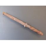 Medieval mace shaft, length 38cm