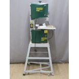 Record Power BS250 bandsaw on floor mounted stand