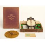 RAF boxed course and speed calculator, as used by Flt Lt J Bentley during WWII together with another
