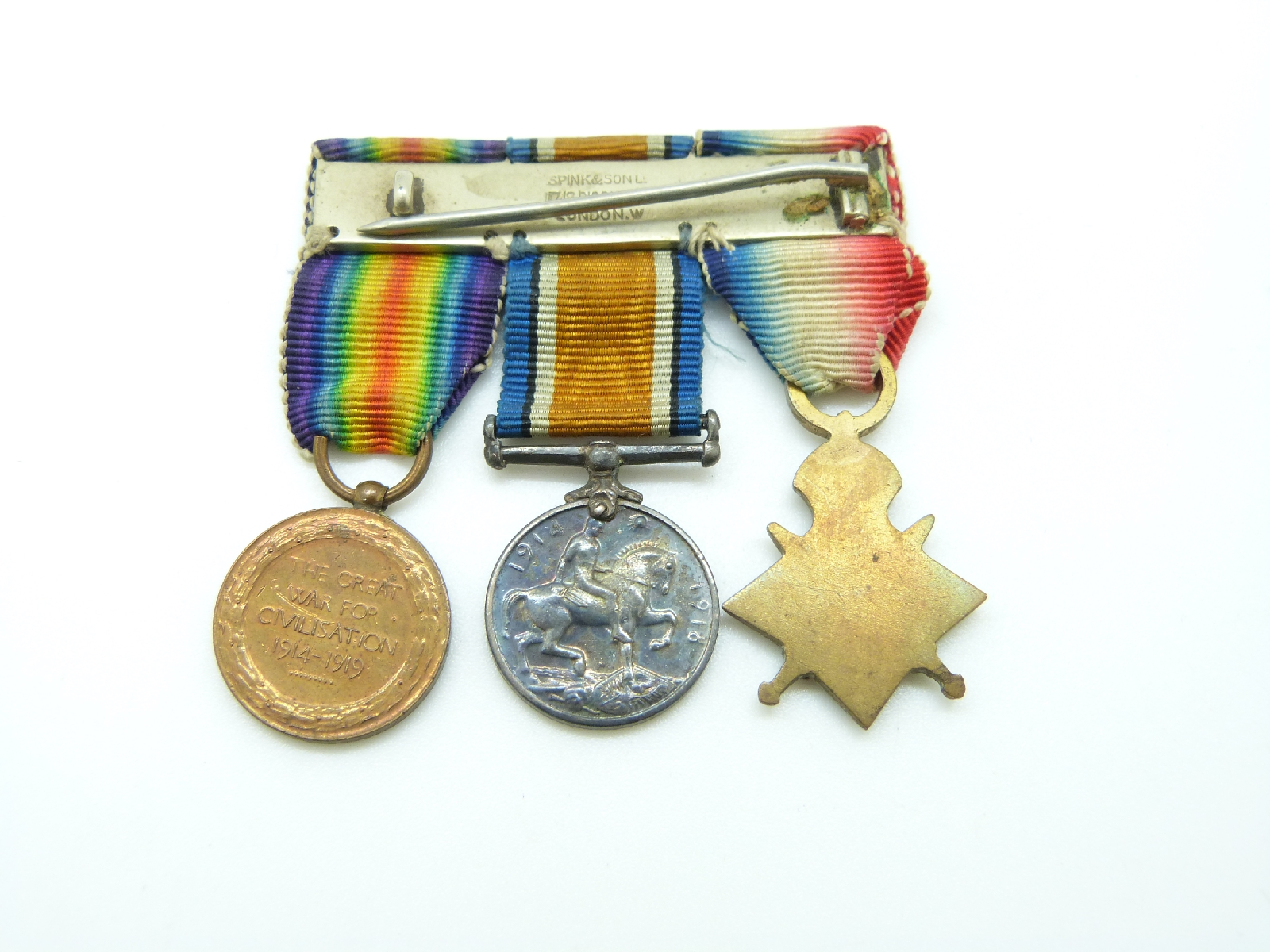 British Army WWI and WWII medal trios awarded to Lieutenant V E Inglefield East Yorkshire - Image 7 of 9