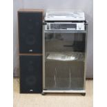 JVC record player, radio and speakers.