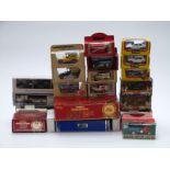 Twenty-seven Matchbox, Burago, Lledo and other diecast model vehicles and vehicle sets including