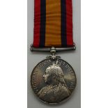 Victorian British Army Queen's South Africa Medal named to 7943 Cpl O Batty Yorkshire Light Infantry