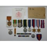 British Army WWII medal group awarded to 125674 Sgt B F Summers comprising 1939-1945 Star,France &