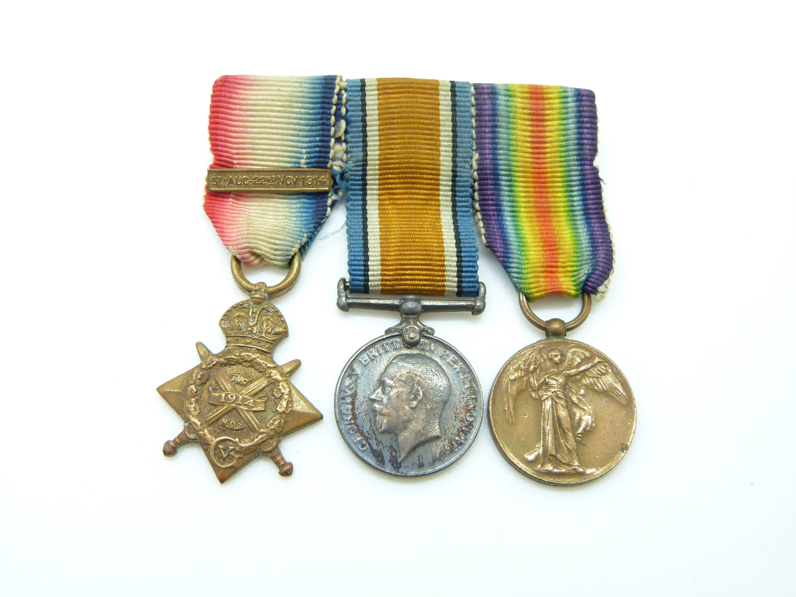British Army WWI and WWII medal trios awarded to Lieutenant V E Inglefield East Yorkshire - Image 6 of 9