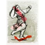 William Kentridge; Dancer in Red Sash