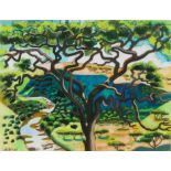 Nicky Leigh; Thorn Tree with Umgeni River