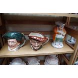 Two Royal Doulton character jugs,