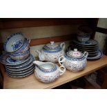 A Chinese porcelain teaset.