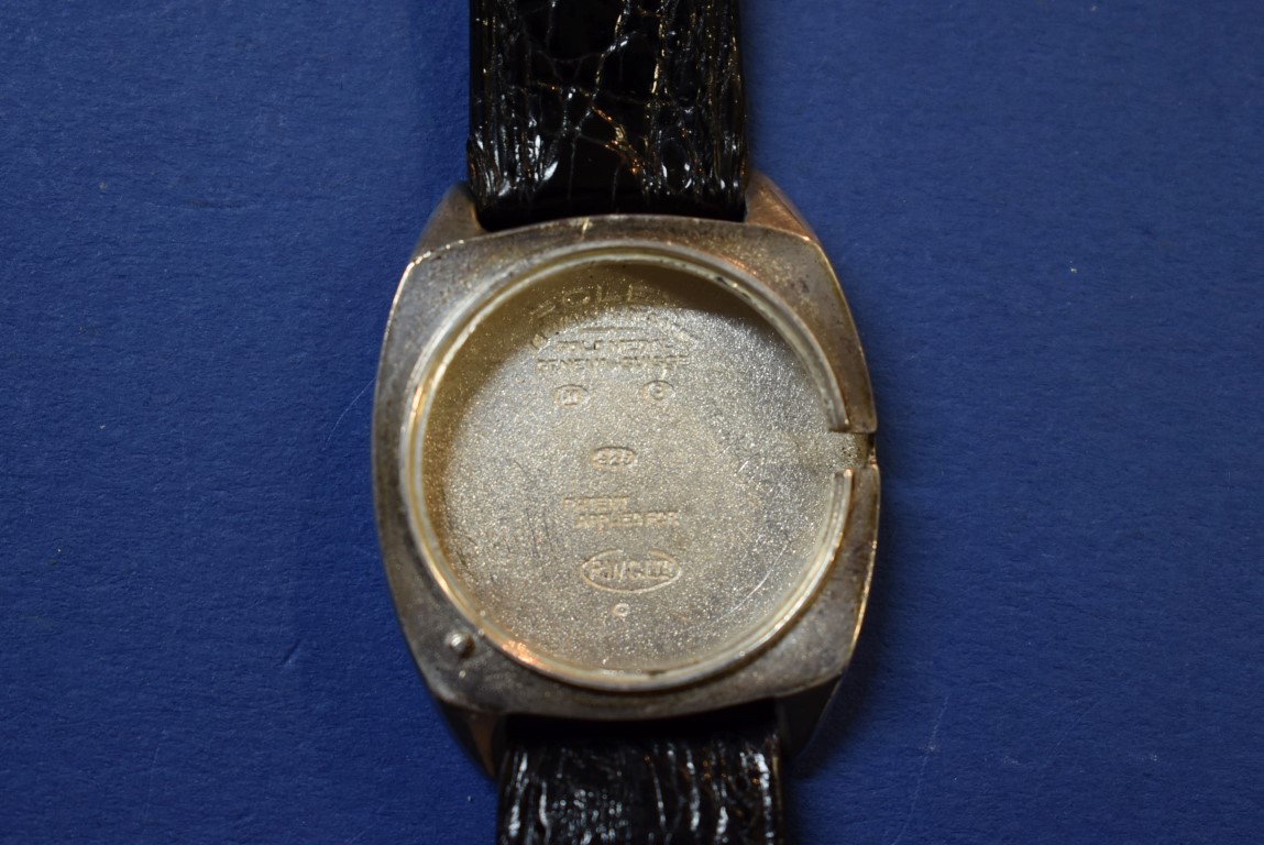 A 1927 Rolex Sporting Model silver gentleman's wristwatch, having black leather strap. - Image 12 of 14