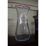 A Louise Kennedy glass vase, 34cm high.