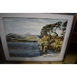 E Evans, 'Friars Crag, Derwent Water'; 'Ashness Bridge, Derwent Water', a pair,