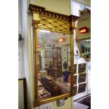 A 19th century gilt framed pier mirror, 60 x 99cm.