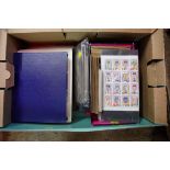 A large quantity of stamps, in various albums etc.