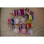 A military medal group of seven, to 2876 Corporal, later Company Sargeant Major A B Lillicrapp,