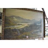 English School, a Lake District scene, oil on canvas, 49.5 x 75cm.