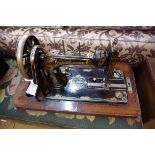 A circa 1900 Frister & Rossman sewing machine.