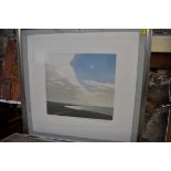 Michael French, two coastal scenes, each signed, numbered and blind stamped, colour print,
