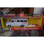 A Dinky 274 Ford transit ambulance, boxed.