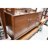 A vintage mahogany sideboard, 133cm wide.