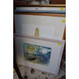 Four various prints, to include: signed examples by Alexandra Leadbeater and Adele Botley.