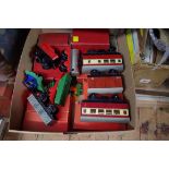 A collection of Hornby O gauge items, most boxed.