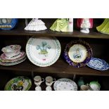 A mixed group of ceramics, to include: a Victoria 1897 Diamond Jubilee plate.