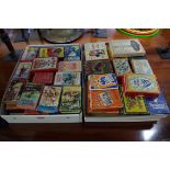 A large quantity of vintage boxed card games.