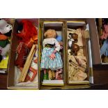 Four Pelham puppets, to include: Animal, boxed; Noddy, boxed; and Bengo, boxed.