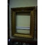 A pair of 19th century gilt picture frames, rebate 34 x 24cm.