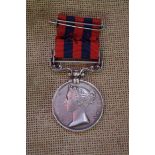 Medals: an India General Service Medal 1854-95, with Burma 1889-92 clasp, to 1473 Pte W Austin,