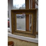 A 19th century gilt gesso frame, rebate 23.5 x 23.5cm.