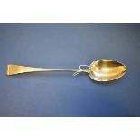 A George lll silver Old English pattern serving spoon, by William Eley & William Ferne, London 1814,