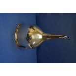 A Georgian silver wine funnel, London 1811, 16cm, 193.5g, with unmarked strainer.