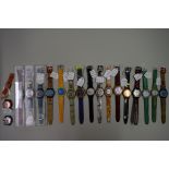 Swatch Watch: eighteen 1993 Swatch watches