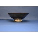 A hammered silver bonbon dish, by Walter Davies & Sons Ltd, London 1981, 11.5cm, 148g.