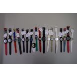 Swatch Watch: eighteen Swatch watches, comprising; four 1984; five 1985; and nine 1986.