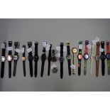 Swatch Watch: nineteen 1989 Swatch watches.