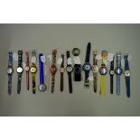 Swatch Watch: sixteen various 1994 Swatch watches.