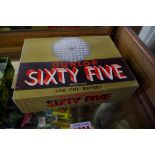 A 1960s boxed set of twelve Dunlop 'Sixty Five' golf balls.