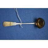 A Scottish Provincial silver fiddle pattern sauce ladle, by Charles Murray, Perth 1816-1825, 27g.