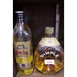 A 26 2/3 fl.oz. bottle of Haig's Dimple whisky; together with a 70cl bottle of John Lint blended